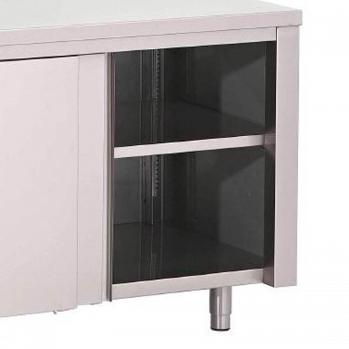 Comprar Mesa trabajo acero inoxidable Gastro-M puertas deslizantes 1500x700x850mm GN152 en Pepebar