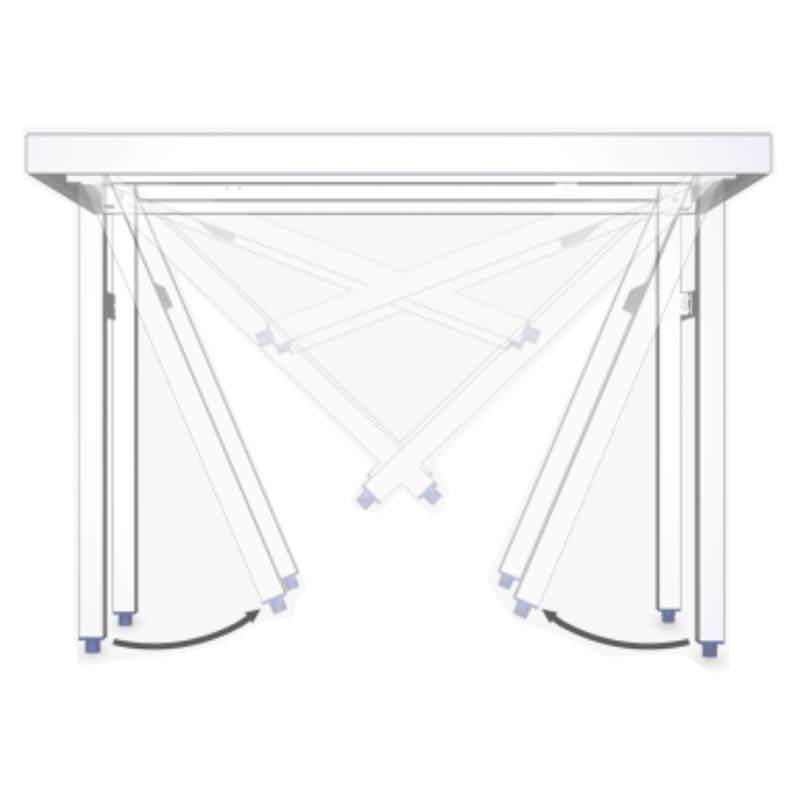 Comprar Mesa acero inox plegable con entrepaño Varias medidas Fricosmos en Pepebar