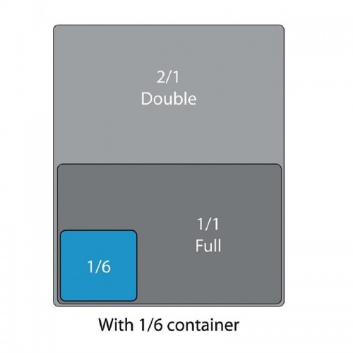 Comprar Tapa de Cubeta Gastronom K993 GN 1/6 K993 en Pepebar