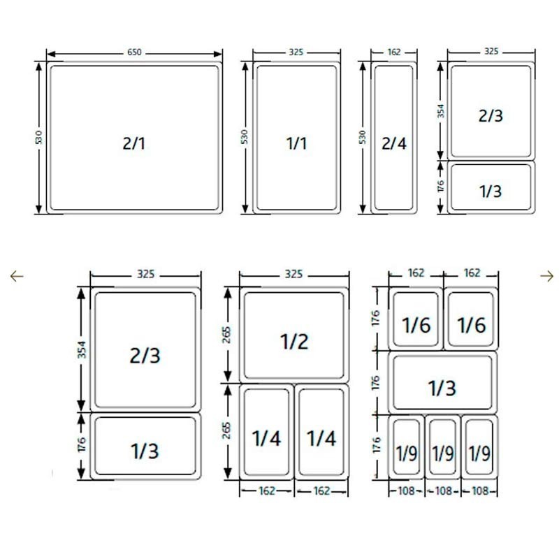 Comprar Tapa Gastronorm 1/6 de acero inoxidable - 7416000 en Pepebar