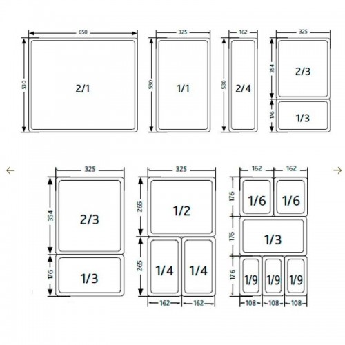 Comprar Tapa Gastronorm 1/6 de acero inoxidable - 7416000 en Pepebar