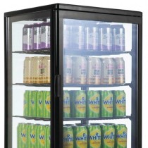 Vitrina expositora refrigerada Vertical negra Polar 70 litros G211 - Pepebar Vitrina expositora refrigerada Vertical negra Polar 70 litros G211 - Catálogo Vitrinas refrigeradas
