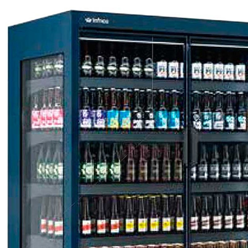 Vitrina mural refrigerada con puertas de autocierre. Varias medidas MS6DCCM1 Comprar Vitrina mural refrigerada con puertas de autocierre. Varias medidas MS6DCCM1 en Pepebar