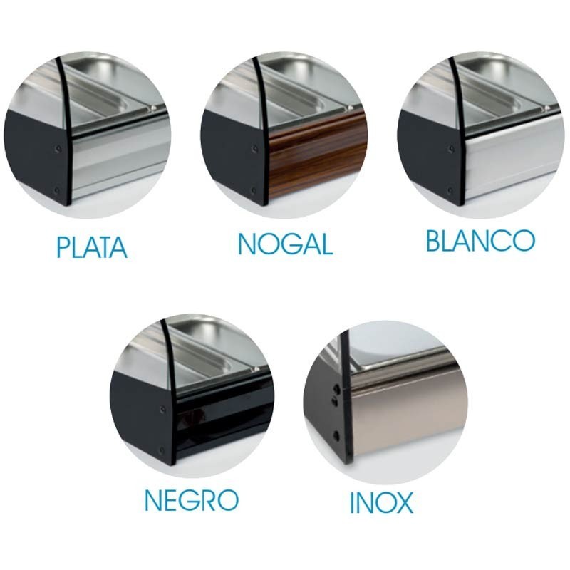 Vitrina refrigerada Cristal Curvo con Cubetas o Parrillas Varias medidas y opciones FR-i y FR-iE Vitrinas Gómez Comprar Vitrina refrigerada Cristal Curvo con Cubetas o Parrillas Varias medidas y opciones FR-i y FR-iE Vitrinas Gómez en Pepebar