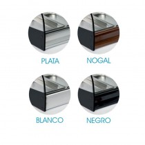 Vitrina expositora refrigerada con estante intermedio y parrillas ABF-C - Pepebar Vitrina expositora refrigerada con estante intermedio y parrillas ABF-C - Catálogo Vitrinas refrigeradas
