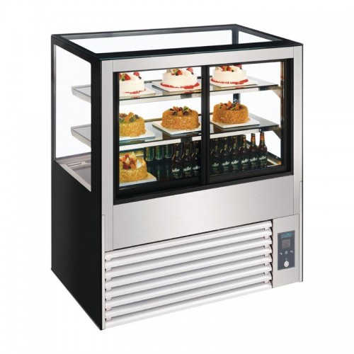 Comprar Vitrina pastelera refrigerada de cristal 385 litros DB951 en Pepebar