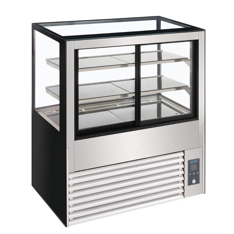 Comprar Vitrina pastelera refrigerada de cristal 385 litros DB951 en Pepebar
