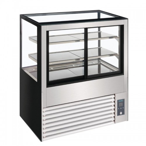 Comprar Vitrina pastelera refrigerada de cristal 385 litros DB951 en Pepebar