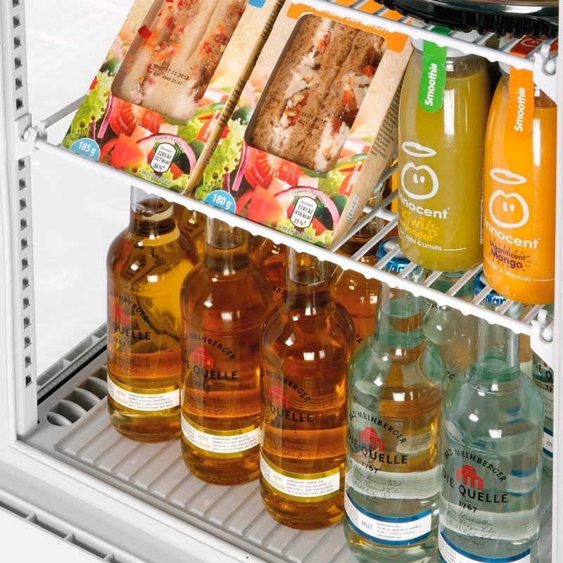 Comprar Minivitrina refrigerada 78 litros 4 lados de cristal Bartscher 700878G en Pepebar
