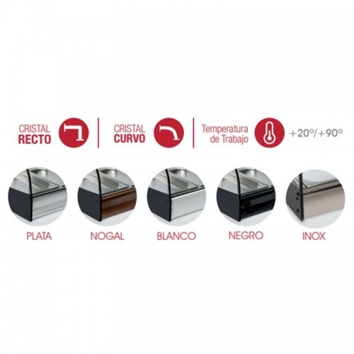 Comprar Vitrina de tapas calientes con cubetas GN 1/3 Varias medidas y opciones CA en Pepebar