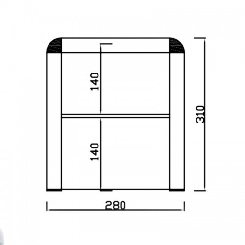 Comprar Vitrina pastelera 1 estante STL 106. 1060 mm en Pepebar