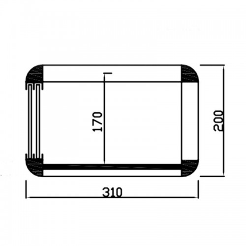 Comprar Vitrina de vidrio cerrada STP 120. 1200 mm en Pepebar