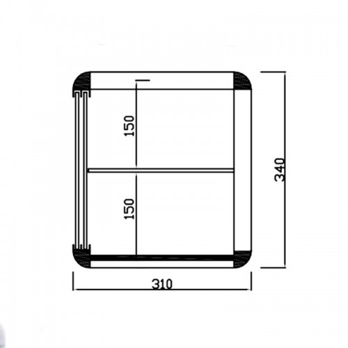 Comprar Vitrina pastelera cerrada VP2. Ancho 1060 mm. Varios colores en Pepebar