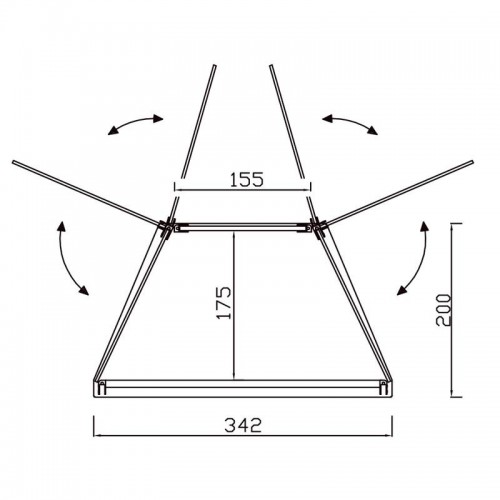 Comprar Vitrina expositora decorada 2 puertas Varios colores Vitrinas Gómez HD-3 en Pepebar