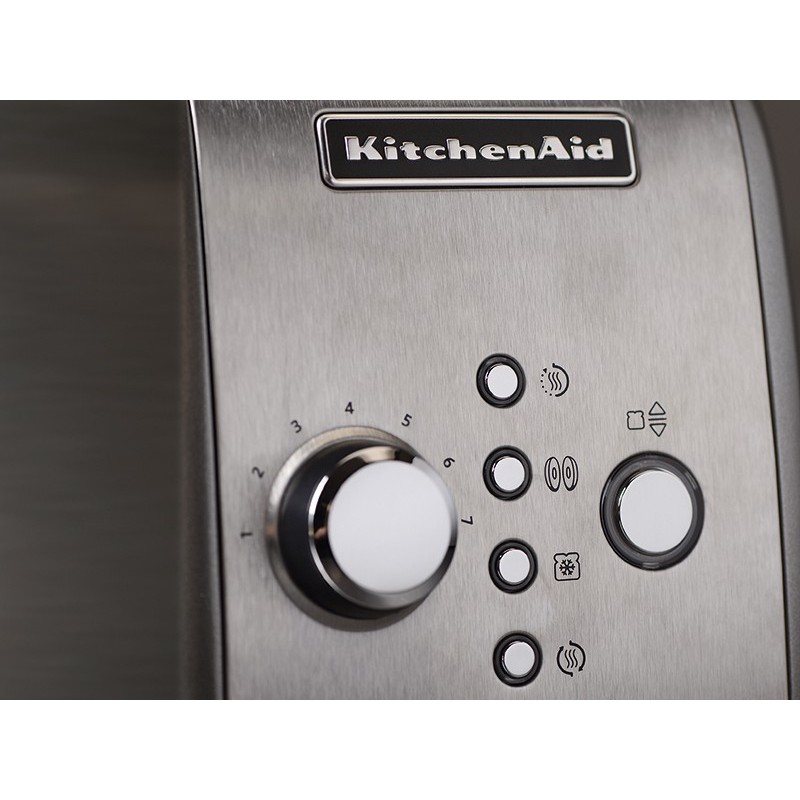 Comprar Tostadora KitchenAid Negra 5KMT221EOB 2 rebanadas en Pepebar