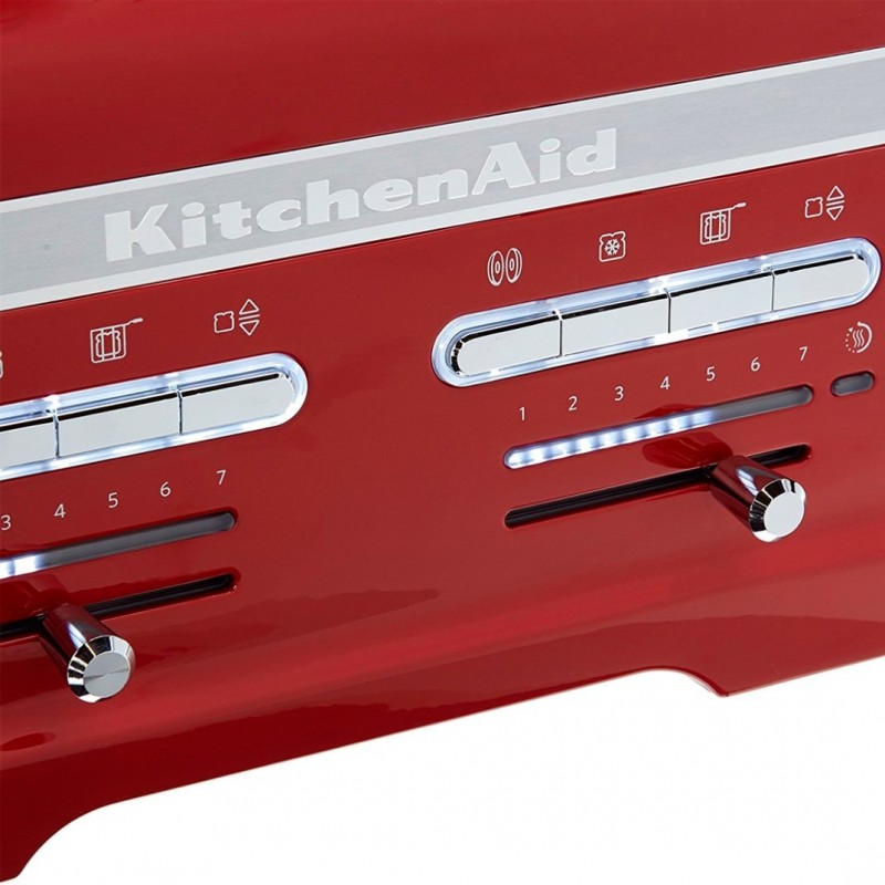 Comprar Tostadora KitchenAid 4 ranuras dobles color rojo 5KMT4205ECA en Pepebar