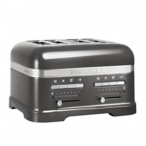 Comprar Tostadora KitchenAid 4 ranuras plata medallón 5KMT4205EMS en Pepebar