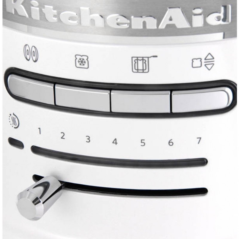 Comprar Tostadora KitchenAid 2 rebanadas blanco perla 5KMT2204EFP en Pepebar