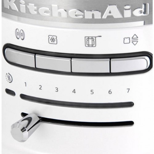 Comprar Tostadora KitchenAid 2 rebanadas blanco perla 5KMT2204EFP en Pepebar