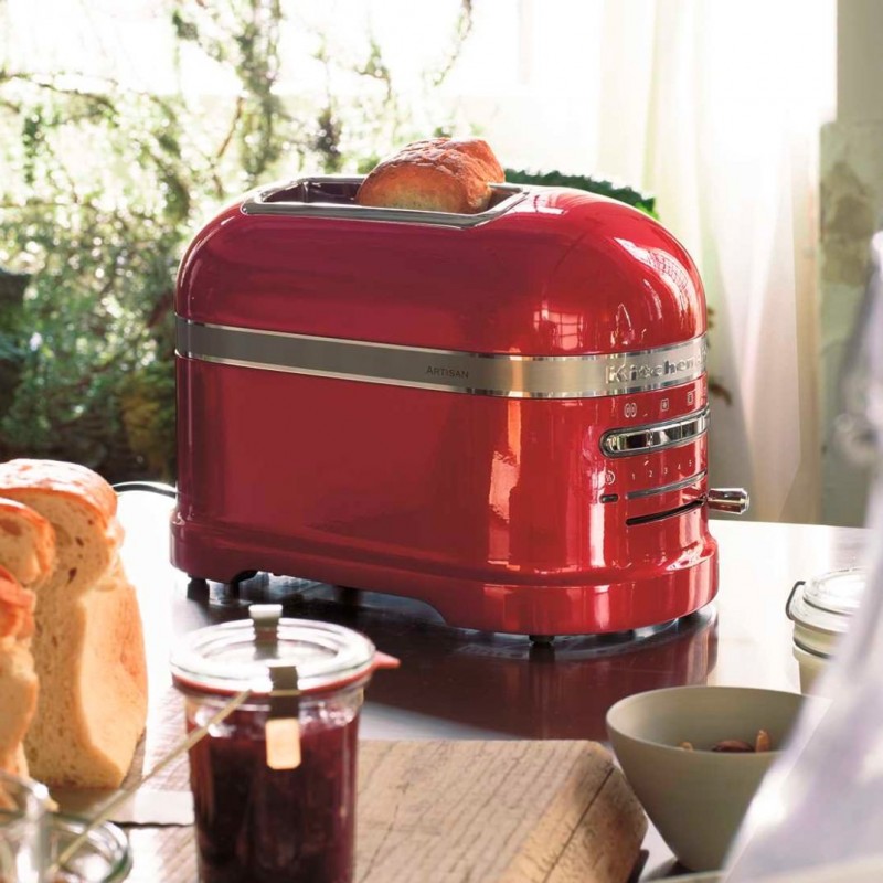 Comprar Tostadora KitchenAid 2 rebanadas rojo manzana 5KMT2204ECA en Pepebar