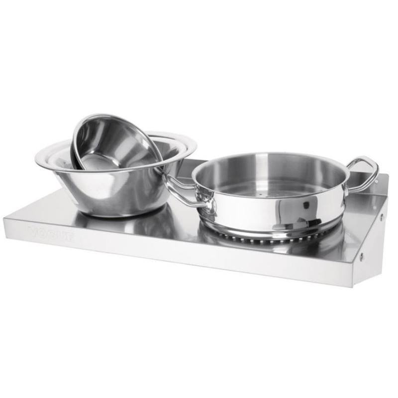 Comprar Balda para cocina de acero inox 600mm Vogue Y749 en Pepebar