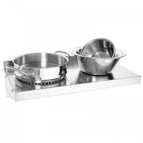 Comprar Balda para cocina de acero inox 600mm Vogue Y749 en Pepebar