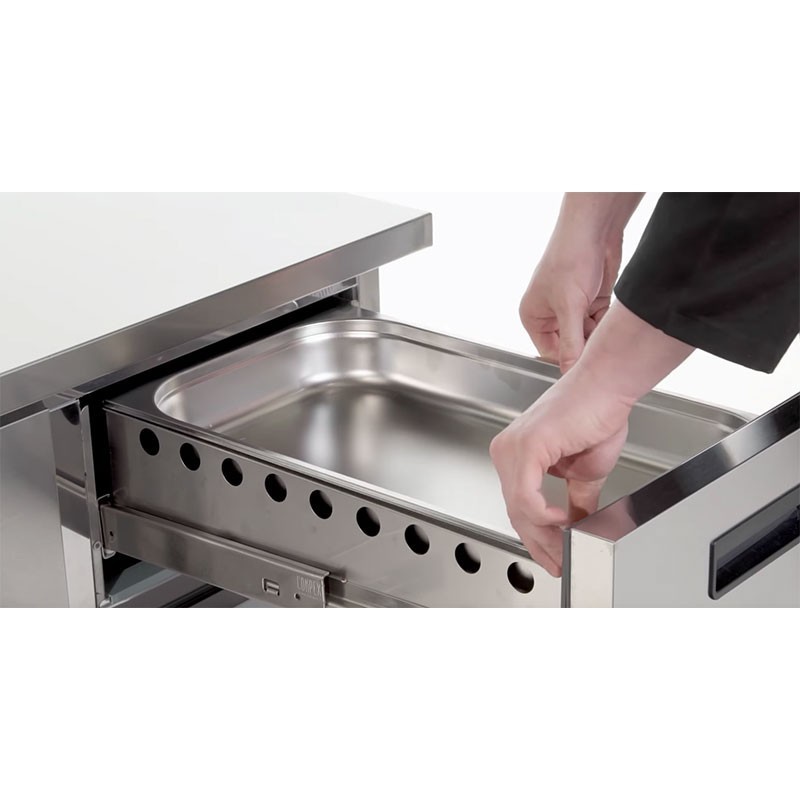 Comprar Bajo mostrador frigorífico compacto 4 puertas 240 litros Polar U638 en Pepebar