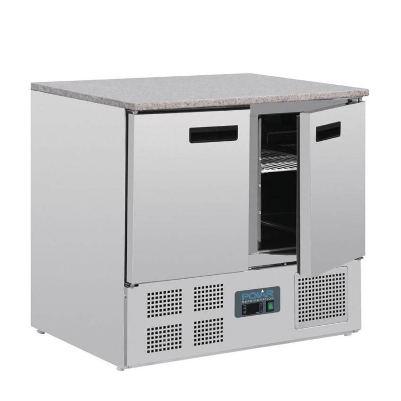 Bajo Mostrador frigorífico Polar mesa mármo litros 2 puertas 240Ltr CL108 Comprar Bajo Mostrador frigorífico Polar mesa mármo litros 2 puertas 240Ltr CL108 en Pepebar