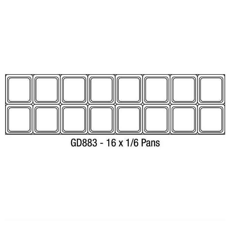 Comprar Mostrador de preparación 2 puertas 527 litros Polar GD883 en Pepebar