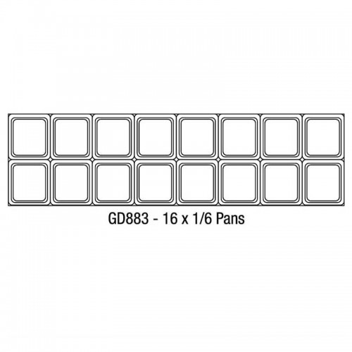 Comprar Mostrador de preparación 2 puertas 527 litros Polar GD883 en Pepebar