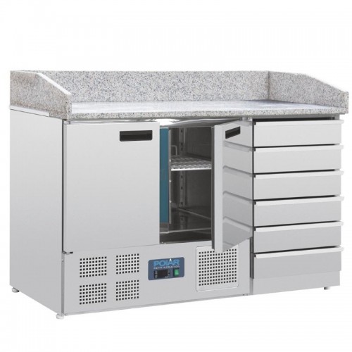 Comprar Bajo mostrador pizza mesa mármol 201 litros CT425 en Pepebar