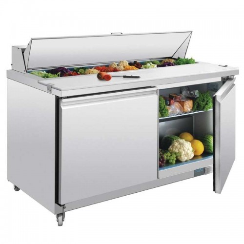 Comprar Mostrador de preparación 2 puertas 527 litros Polar GD883 en Pepebar