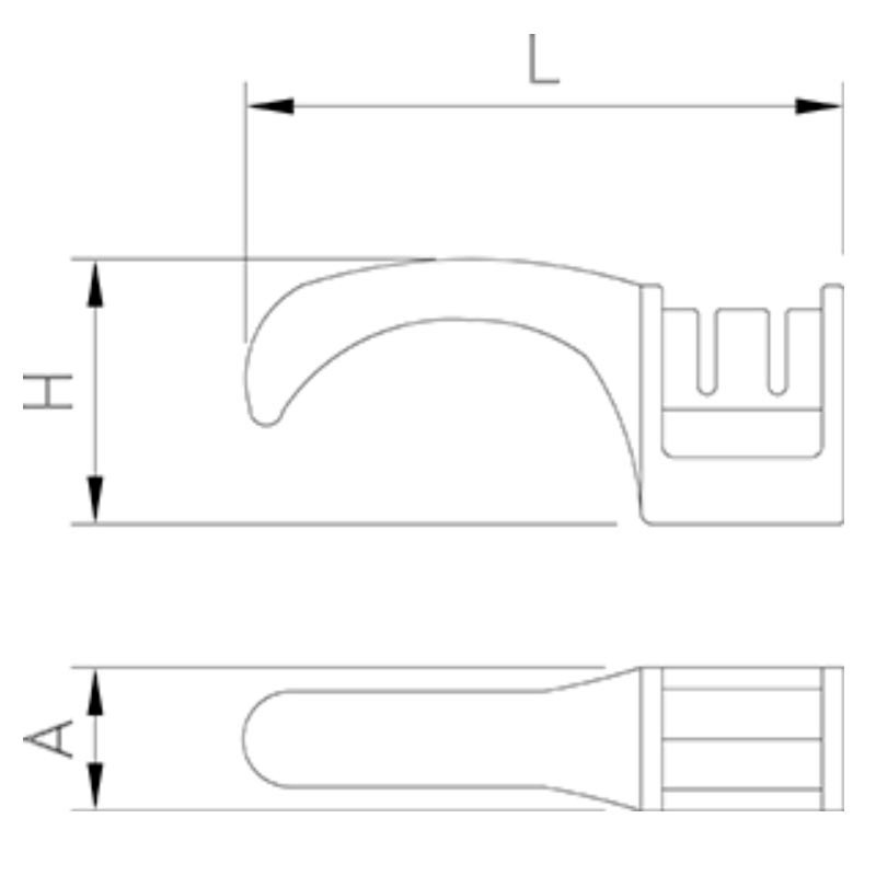 Comprar Afilador de cuchillos manual de sobremesa Arcos 448310 en Pepebar