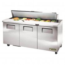 Mostrador de preparación True 3 puertas 538 litros TSSU-72-18 CC236 - Pepebar Mostrador de preparación True 3 puertas 538 litros TSSU-72-18 CC236 - Catálogo Bajo mostrador y mesas