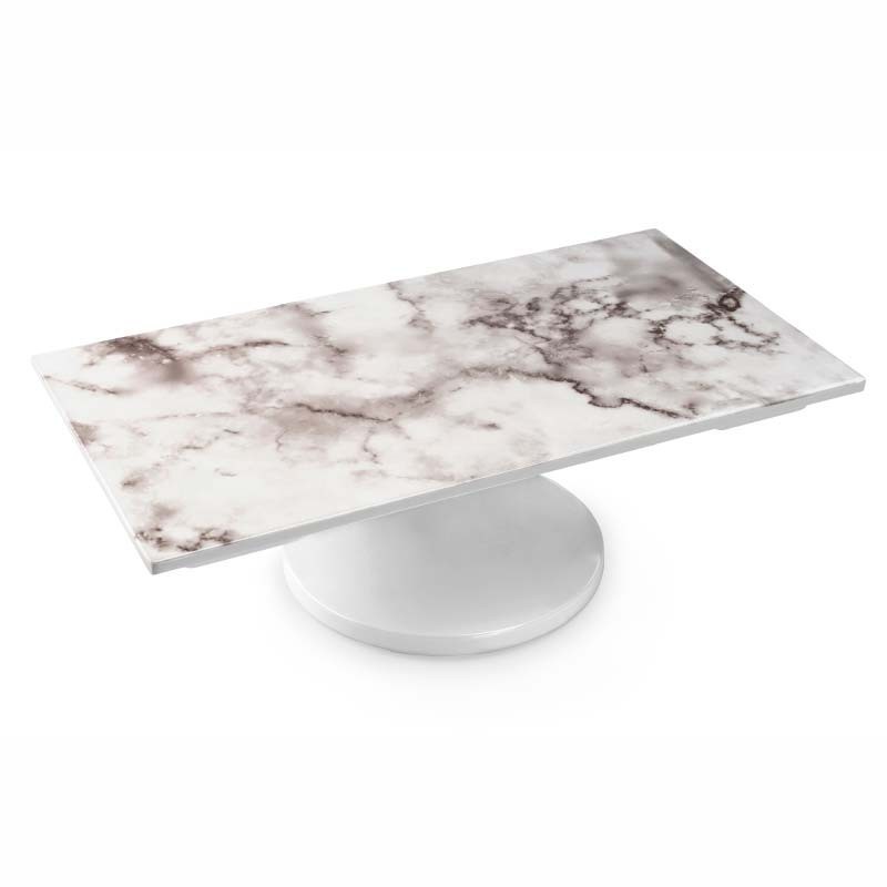 Comprar Soporte rectangular presentación efecto mármol 530 x 325 mm Pujadas P22695 en Pepebar