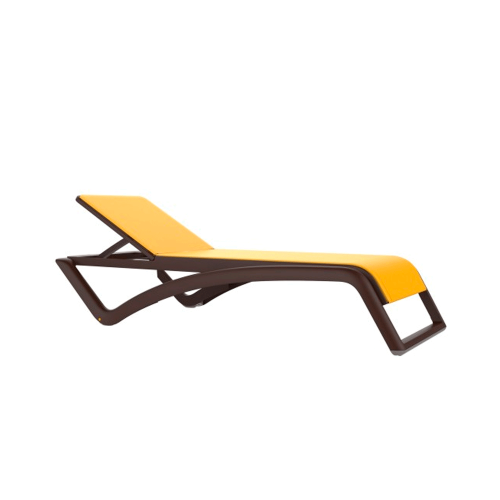 Comprar Tumbona apilable wenge textil en varios colores 2u Resol TSKY1 en Pepebar