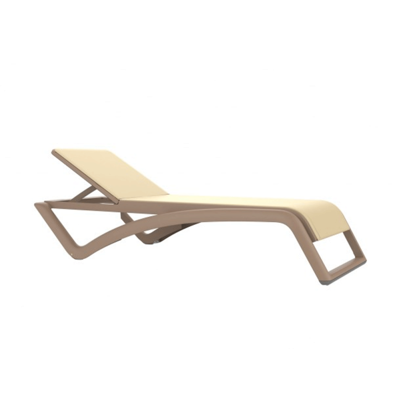 Comprar Tumbona apilable arena textil varios colores 2u Resol TSKY5 en Pepebar