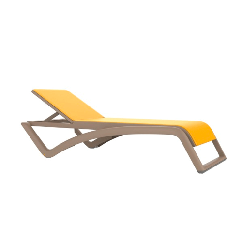 Comprar Tumbona apilable arena textil varios colores 2u Resol TSKY5 en Pepebar