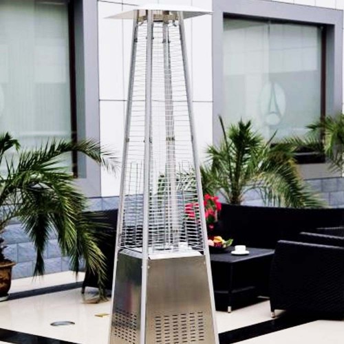 Comprar Estufa de exterior piramidal Inox MV26725 en Pepebar