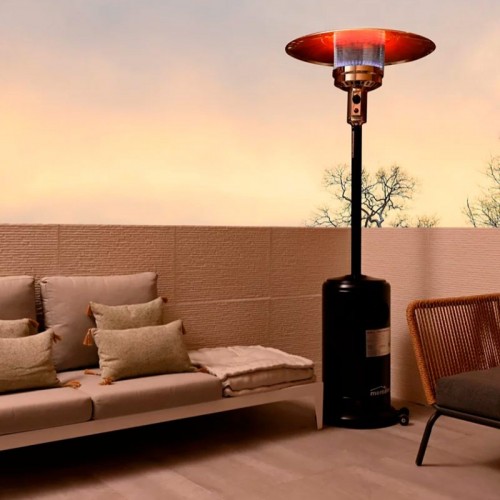 Comprar Estufa de exterior tipo seta color negro 184651 en Pepebar