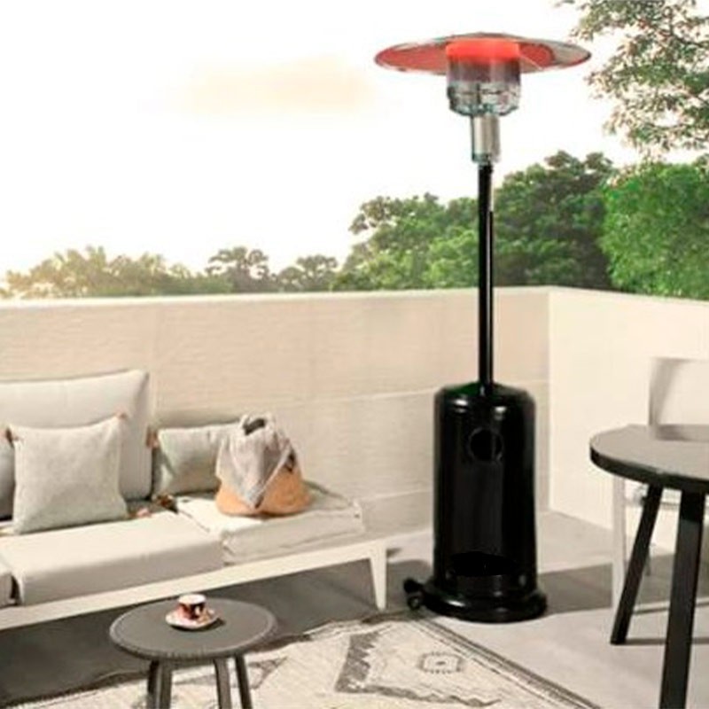 Comprar Estufa de exterior tipo seta color negro 184651 en Pepebar