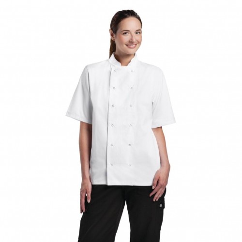 Chaquetilla cocinero manga corta blanca Boston B250-L Comprar Chaquetilla cocinero manga corta blanca Boston B250-L en Pepebar