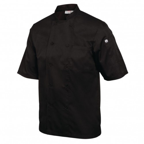 Comprar Chaquetilla cocina Montreal negra Chef Works B054-L en Pepebar