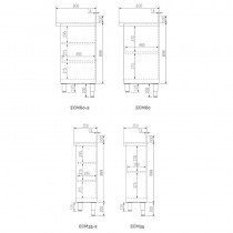 Mueble mostrador cafetero 2000 mm. Ancho ECM35-200 - Pepebar Mueble mostrador cafetero 2000 mm. Ancho ECM35-200