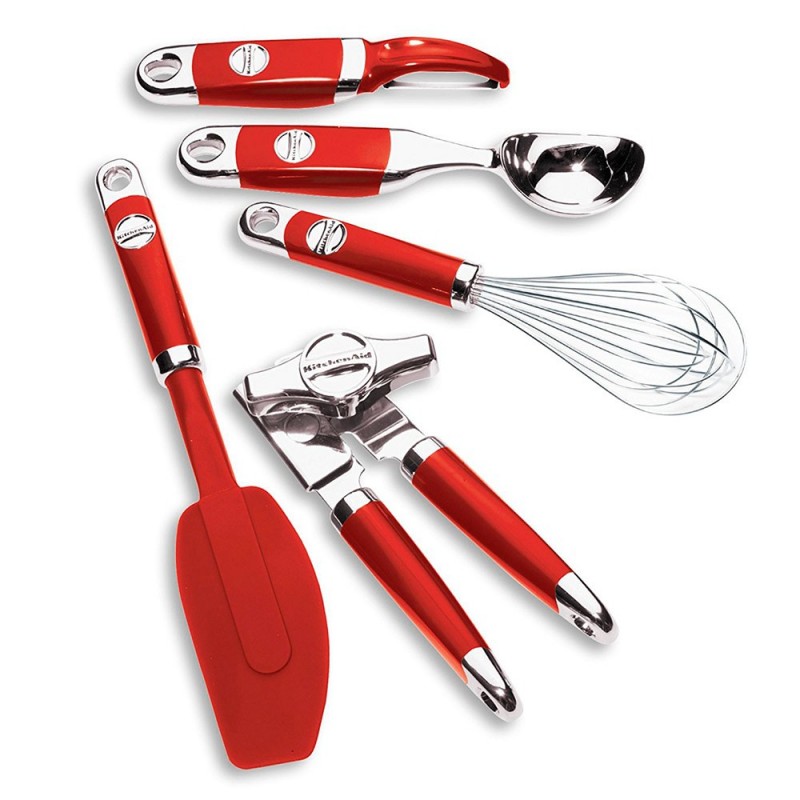 Bote para utensilios de cocina ¡con utensilios KitchenAid básicos!