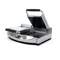 Plancha doble manual SpidoCook con superficie de vitrocerámica lisa SP020P