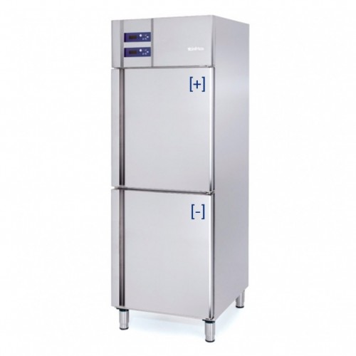Comprar Armario refrigerado mixto 300+300L GN 2/1 Infrico AGN702MX en Pepebar