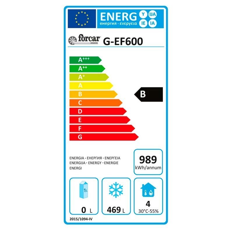 Comprar Armario congelador industrial ECO de 6 estantes 570L G-EF600 Fimar en Pepebar