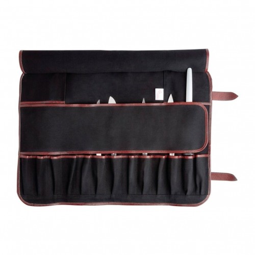 Bolsa de algodón para 11 cuchillos con compartimentos CM557 Comprar Bolsa de algodón para 11 cuchillos con compartimentos CM557 en Pepebar
