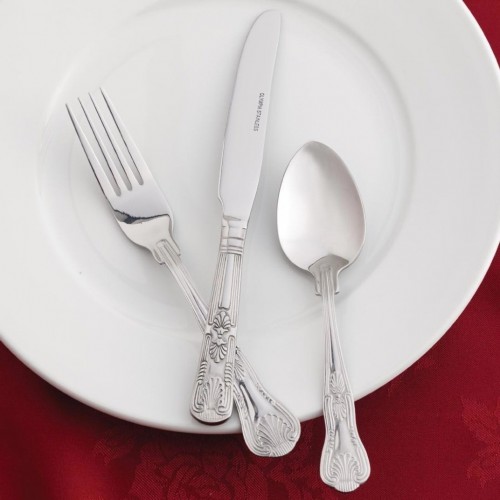 Comprar Cuchillo de mesa mango macizo Kings 24cm. 12ud. acero inoxidable D682 en Pepebar
